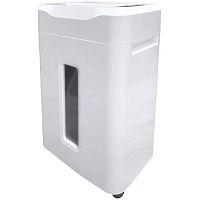 OK3938S243N Шредер Office Kit S243N 3,9х38 белый (секр.P-4) фрагменты 35лист. 35лтр. скрепки скобы пл.карты CD