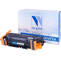 NV-Q2672AY -/ Тонер-картридж NVP NV-Q2672A Yellow для HP Color LaserJet 3550/ 3550N/ 3700DN/ 3700DTN/ 3500/ 3500N/ 3700/ 3700N (4000k)