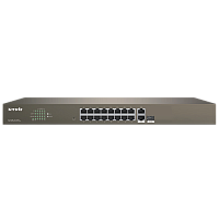 TEF1218P-16-250W Коммутатор 16FE+2GE/1SFP 16-Port PoE/ Коммутатор 16FE+2GE/1SFP 16-Port PoE TENDA
