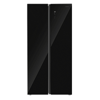 MFF191NFB Холодильник MAUNFELD/ Холодильник Side by Side, 191.2х95.5х63.5 см, Total No Frost, инвертрный компрессор, полезный объем 606 л, сенсорное управление, A+, LED освещение, цвет: черное стекло