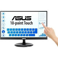 90LM0490-B02170 Монитор LCD 21.5" VT229H/ ASUS VT229H 21.5" Monitor, FHD(1920x1080), IPS, 10-point Touch Monitor, 250 cd/m2, 178°(H)/178°(V), 5ms, HDMI, D-Sub, USB, Speakers, Flicker free, Low Blue Light, Frameless, VESA 100x100mm, black