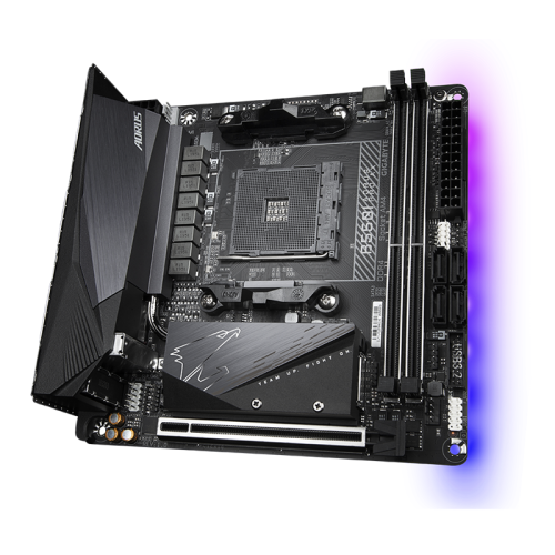 B550IAORUSPROAX Материнская плата/ B550I AORUS PRO AX фото 3