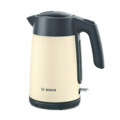 TWK7L467 Чайник BOSCH/ Цвет: бежевый, 2400 Ватт, скрытый нагр.элемент, 1.7 л