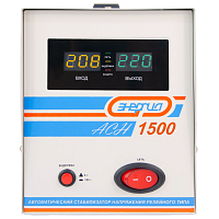 Е0101-0125 Стабилизатор АСН- 1500 ЭНЕРГИЯ с цифр. дисплеем/ Stabilizer ASN-1500 ENERGY with numbers. display