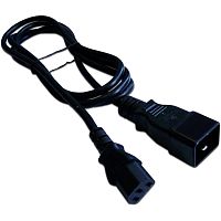 LAN-PP13/20-0.5-BK Шнур питания Lanmaster LAN-PP13/20-0.5-BK C13-C20 проводник.:3x0.75мм2 0.5м 220В черный