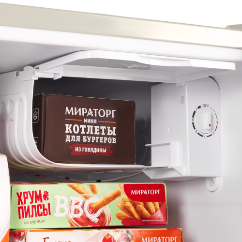 MFF50RBG Холодильник/ Компактный холодильник MAUNFELD, ВхШхГ 495х470х445 мм, 50 л, цвет бежевый, ретро стиль фото 8