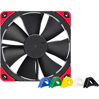 NF-F12PWMchromax.black.swap Кулер для корпуса/ Case Cooler Noctua NF-F12 PWM chromax.black.swap (120x120x25mm, 4-pin PWM, 54.97CFM, 22.4dBA, 1500RPM, Black)