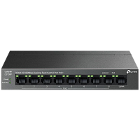LS109P Коммутатор/ 9-Port 10/100 Mbps Desktop Switch with 8-Port PoE+