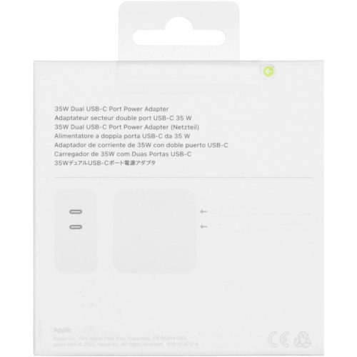 MNWP3ZM/A Адаптер Apple А2676 35W 2xUSB от бытовой электросети фото 11