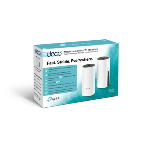 DecoM4(2-Pack) Точка доступа/ AC1200 Whole-Home Mesh фото 5 DecoM4(2-Pack) Точка доступа/ AC1200 Whole-Home Mesh фото 5