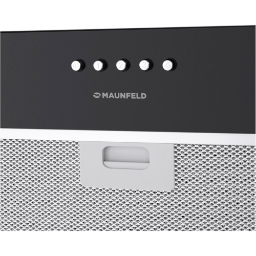 CrosbySingl5028BLACK ВЫТЯЖКА MAUNFELD/ Тип: полновстраиваемая, Цвет: черный, Управление: кнопочное, Ширина, мм: 500 фото 5