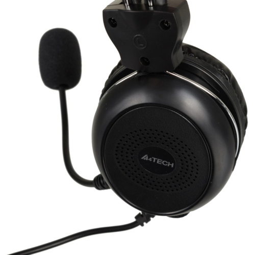 HU-30 Наушники с микрофоном A4Tech HU-30 черный 2м накладные USB оголовье фото 9 HU-30 Наушники с микрофоном A4Tech HU-30 черный 2м накладные USB оголовье фото 9