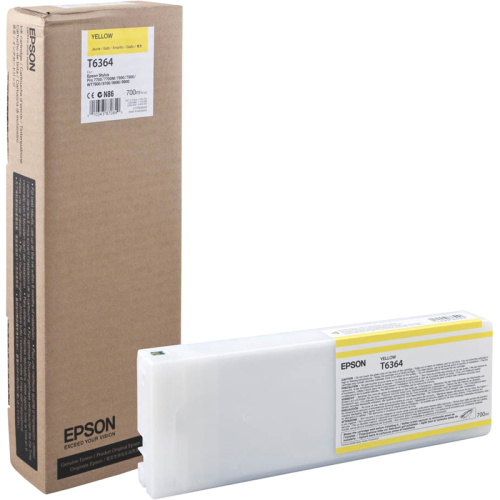 C13T636400 Картридж/ Epson Yellow for Stylus PRO 7900/9900 (700ml) фото 2 C13T636400 Картридж/ Epson Yellow for Stylus PRO 7900/9900 (700ml) фото 2
