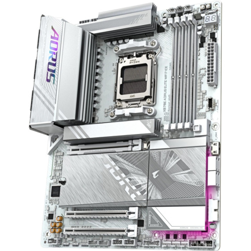 X870EAORUSELITEWIFI7ICE Материнская плата Gigabyte X870E AORUS ELITE WIFI7 ICE, RTL фото 3 X870EAORUSELITEWIFI7ICE Материнская плата Gigabyte X870E AORUS ELITE WIFI7 ICE, RTL фото 3