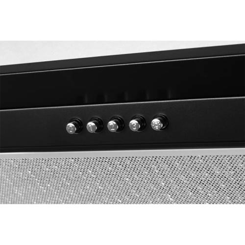 INLINEA70BX Встраиваемая вытяжка Kuppersberg/ ширина 70 см, отвод/рециркуляция, 1300 м3.ч, черный/нержавеющая сталь фото 3