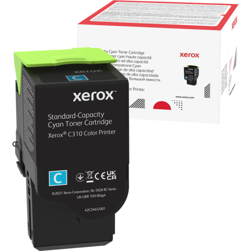 Тонер-картридж голубой стандартный Xerox C310/C315/ Standard Toner C Xerox C310/C315 фото 2