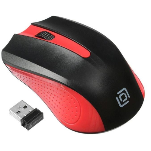997828 Мышь Oklick 485MW черный/красный оптическая 1600dpi беспров. USB для ноутбука 3but (997828) фото 6 997828 Мышь Oklick 485MW черный/красный оптическая 1600dpi беспров. USB для ноутбука 3but (997828) фото 6
