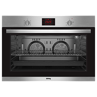 OKB5189SX Встраиваемый духовой шкаф Korting/ Встраиваемый духовой шкаф, 90 см, поворотные утапливаемые регуляторы, объем 101 л, мощность 3600 Вт, гриль, 3 стекла у дверцы, автоматическое отключение, 8 режимов, эмаль легкой очистки, энергопотребление А, цв