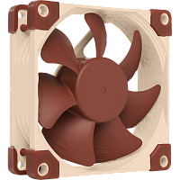 NF-A8PWM Кулер для корпуса/ Case Cooler Noctua NF-A8 PWM (80x80x25mm, 4-pin PWM, 32.67CFM, 17.7dBA, 2200RPM, Beige/Brown)