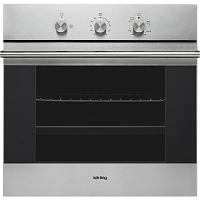 OGG541CFX Встраиваемый духовой шкаф Korting/ Газ, Crystal, 59.7 х 59.6 x 56.5, газовая, газовый гриль, газ-контроль, электроподжиг, телескопические направляющие, нержавеющая сталь
