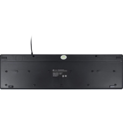 1061617 Клавиатура Oklick 550ML черный USB slim Multimedia LED (1061617) фото 18