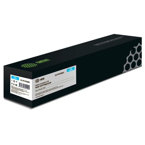 CS-PH7800C -/ Картридж лазерный Cactus CS-PH7800C 106R01570 голубой (17200стр.) для Xerox Phaser 7800 CS-PH7800C -/ Картридж лазерный Cactus CS-PH7800C 106R01570 голубой (17200стр.) для Xerox Phaser 7800
