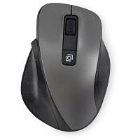 2004736 Мышь Oklick 504MW черный/серый оптическая 1600dpi silent беспров. USB 6but (2004736)