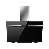 MAJESTICBL/A/90-PRF0116967A Вытяжки ELICA/ Кухонный эксклюзив.Пристенная наклонная, 90 см, 1200 куб.м., сенсорное управление, черное стекло