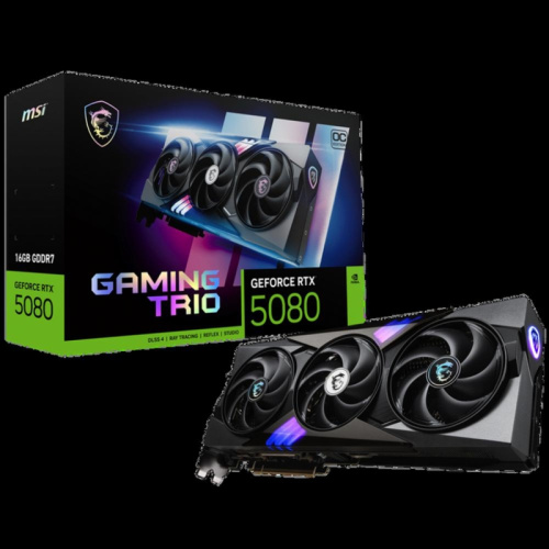 RTX508016GGAMINGTRIOOC Видеокарта MSI PCIE16 RTX5080 16GB RTX 5080 16G GAMING TRIO OC фото 8 RTX508016GGAMINGTRIOOC Видеокарта MSI PCIE16 RTX5080 16GB RTX 5080 16G GAMING TRIO OC фото 8