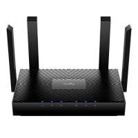 WR3000 Маршрутизатор/ AX3000 Gigabit Dual Band Wi-Fi 6 Mesh Router, Chipset MT7981BA+MT7976CN+MT7531AE, 802.11ax/ac/a/b/g/n, 2402Mbps at 5GHz + 574Mbps at 2.4GHz, 4 10/100/1000Mbps Ports, 4 x 5dBi fixed antennas, WiFi router/AP/ Repeater/WISP Mode, PPTP/L