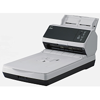 PA03810-B601 Ricoh(PFU) fi-8250 Документ сканер А4, двухсторонний, 50 стр/мин, автопод. 100 листов, cо встроенным планшетом, USB 3.2, Gigabit Ethernet/ Ricoh(PFU) fi-8250, Document scanner, A4, duplex, 50 ppm, ADF 100 + Flatbed, USB 3.2, Gigabit Ethernet