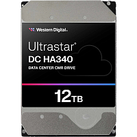 WUS721212BLE6L4 Жесткий диск/ HDD WD SATA Server 12Tb Ultrastar DC HA340 7200 6Gb/s 512MB 1 year warranty