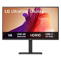 32U720A-B Монитор 32" LG 32U720A-B/ LG 32U720A-B 31.5" VA monitor, 3840x2160, 250cd/m2, 16:9, 5мс (GtG), HDMIx2, DP, USB C (90W), USB 3.0x2, Speakers, 60Hz, 178/178, внешний БП, VESA 100x100, HAS 130mm, black