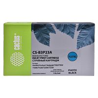 CS-B3P23A -/ Картридж струйный Cactus CS-B3P23A №727 фото черный (130мл) для HP DJ T920/T1500