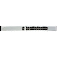 OS1226P/A1A Коммутатор/ Неуправляемый PoE-коммутатор, 24x100Base-TX PoE, 2x1000Base-T, PoE-бюджет 285 Вт, PoE до 250 м, комплект для установки в 19" стойку
