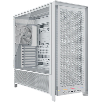CC-9011308-WW Корпус без блока питания/ Case Corsair Frame 5000D RS High-Airflow, Midi-Tower, TG, 4x140mm, 4xUSB-A 3.2, 1xUSB 3.2 Type-C, E-ATX, ATX, mATX, mITX White