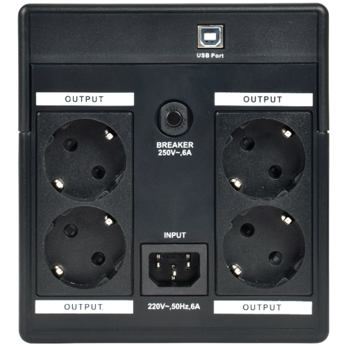 EET-1000VA-1-002-S ITK ELECTRA ET ИБП 1кВА/0,6кВт с АКБ 2х7AH USB Schuko