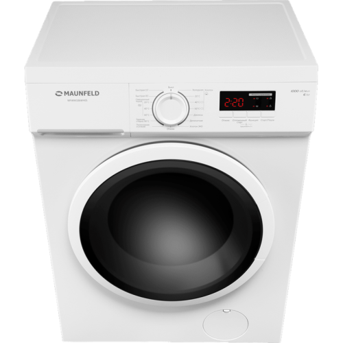 MFWM106WH05 Стиральная машина MAUNFELD/ Узкая, фронтальная, 15 режимов, 1000 об/мин, 6 кг, белый цвет фото 19