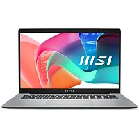 9S7-14S113-816 Ноутбук MSI Modern 14 F1MG-816XRU Core 5 120U 16Gb SSD512Gb Intel Graphics 14" IPS FHD (1920x1080) FreeDOS silver WiFi BT Cam (9S7-14S113-816)