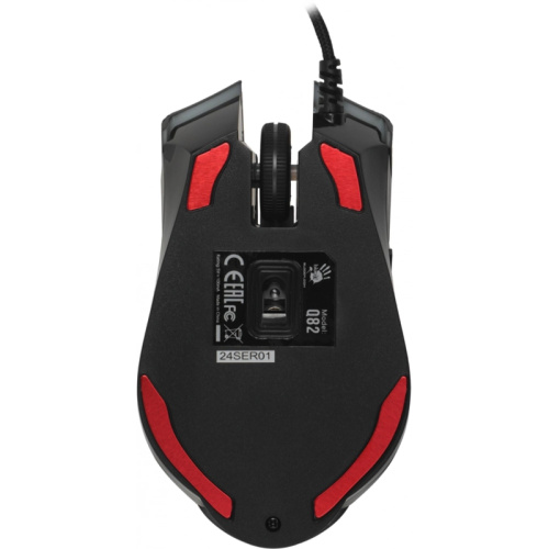 Q82 Мышь A4Tech Bloody Q82 черный/рисунок оптическая 6200dpi USB3.0 8but фото 6