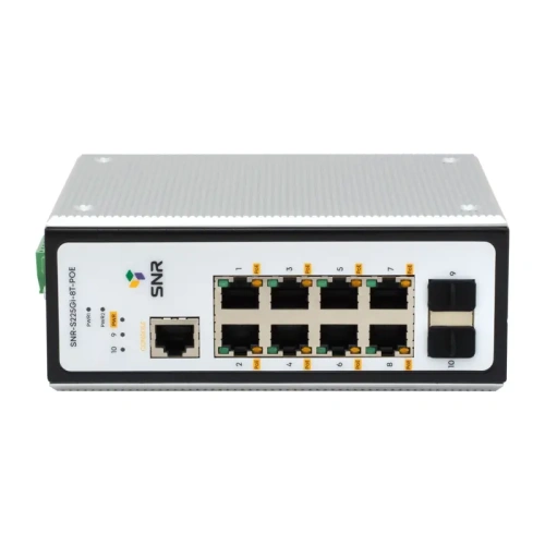SNR-S225Gi-8T-POE Коммутатор/ Управляемый промышленный POE коммутатор уровня 2 фото 2