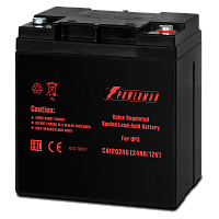 POWERMANBattery12V/24AH Батарея POWERMAN Battery CA12240, напряжение 12В, емкость 24Ач, макс. ток разряда 360А, макс. ток заряда 7.2А, свинцово-кислотная типа AGM, тип клемм M1, Д/Ш/В 166/126/174, 8.4 кг./ Battery POWERMAN Battery CA12240, voltage 12V, ca