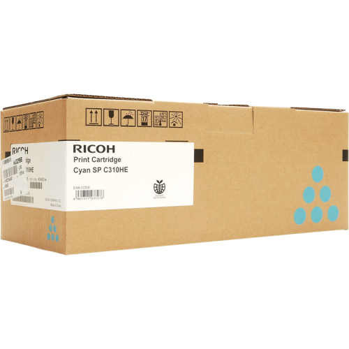 SP C310HE Print Cartridge High Capacity Cyan фото 2