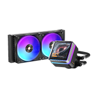 Sigma-L24-BK2AAWLN00E-GL Система жидкостного охлаждения/ Water Cooling System Ocypus Sigma L24 EX BK ARGB (290W, 240mm, LED, Black, ARGB/ Fans: 2x120mm, 36dBA, 88CFM, 2400RPM/ Pump height 99mm, 27dBA, 3100RPM, Rad thickness 27mm/ S: 1851, 1700, 1200, 115X
