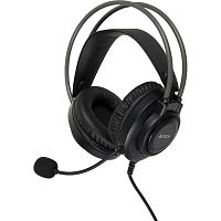 FH200UGREY Наушники с микрофоном A4Tech Fstyler FH200U серый 2м накладные USB оголовье (FH200U GREY)