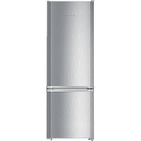 CUele2831-26001 Холодильники Liebherr/ 161.2x55x63, объем камер 212/53 л, нижняя морозильная камера, серебристый