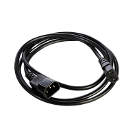 R-10-Cord-C13-C14-3 Шнур питания IEC 60320 C13/IEC 60320 C14, 10 А / 250 В (3 х 1,0), длина 3 м, чёрный