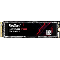 XF-5122230 Твердотельный накопитель/ Kingspec SSD XF-512 2230, 512GB, M.2(22x30mm), NVMe, PCIe 4.0 x4, R/W 5000/2600MB/s, IOPs н.д./н.д., TBW 600, DWPD 1.07 (3 года)