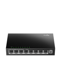 FS108 Коммутатор/ 8-Port 10/100 Mbps Desktop Switch, 8 10/100M RJ45 Ports, Loop Detection, Metal Case, Power Saving, Plug & Play