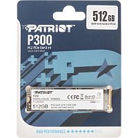 P300P512GM28 Твердотельный накопитель Patriot PCIe 3.0 x4 512GB P300P512GM28 P300 M.2 2280 [P300P512GM28]